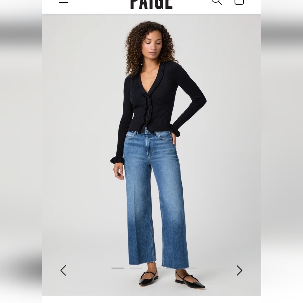 PAIGE Blue Flare & Wide Leg Jeans EUC!!